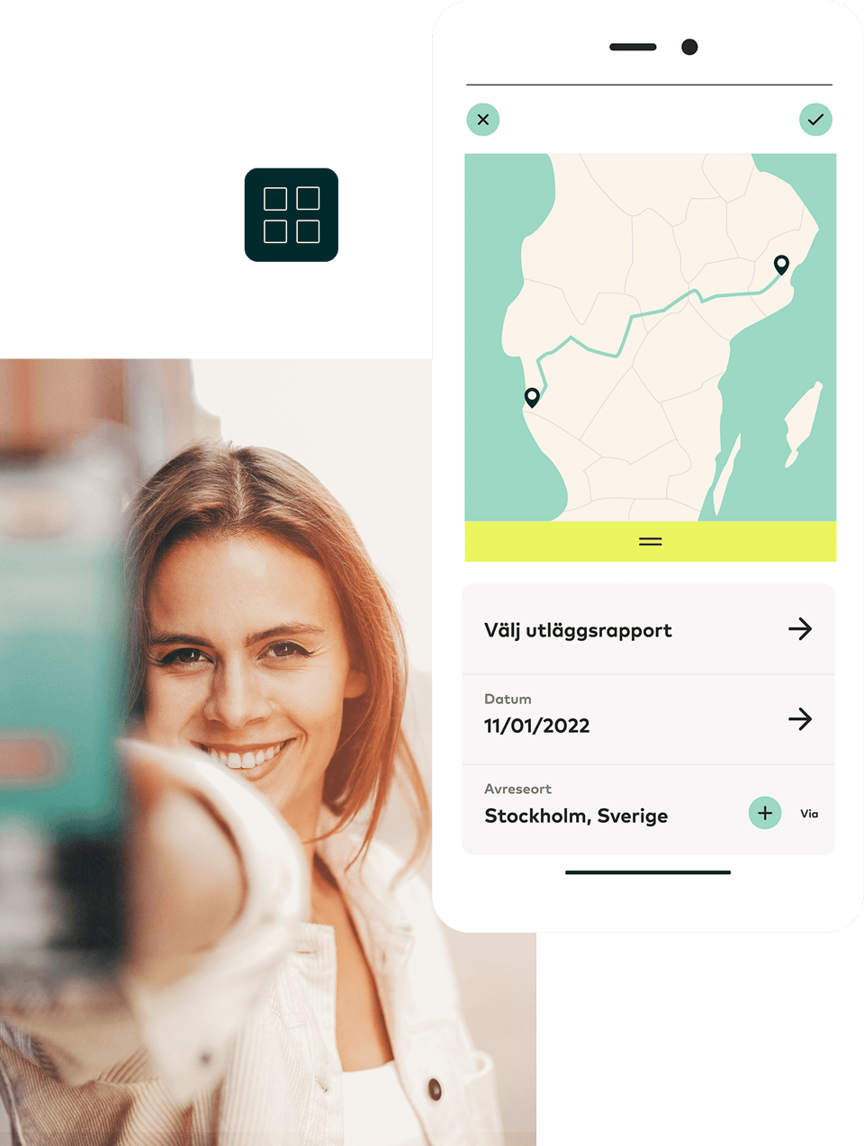 Findity. Appen räknar ut åt dig